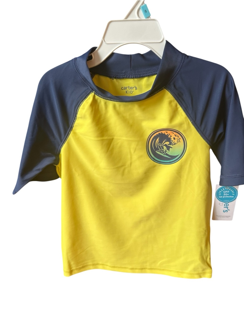 Carter’s “Rays For Days” Rashguard Size 5 NWT - Picture 2 of 9
